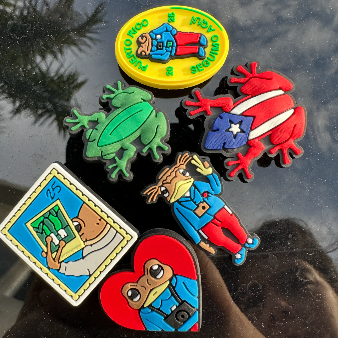Bad Bunny DTMF Sapo Shoe charms