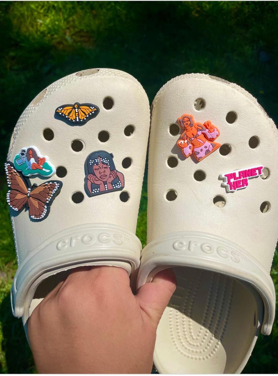SZA and Doja Cat theme shoe charms
