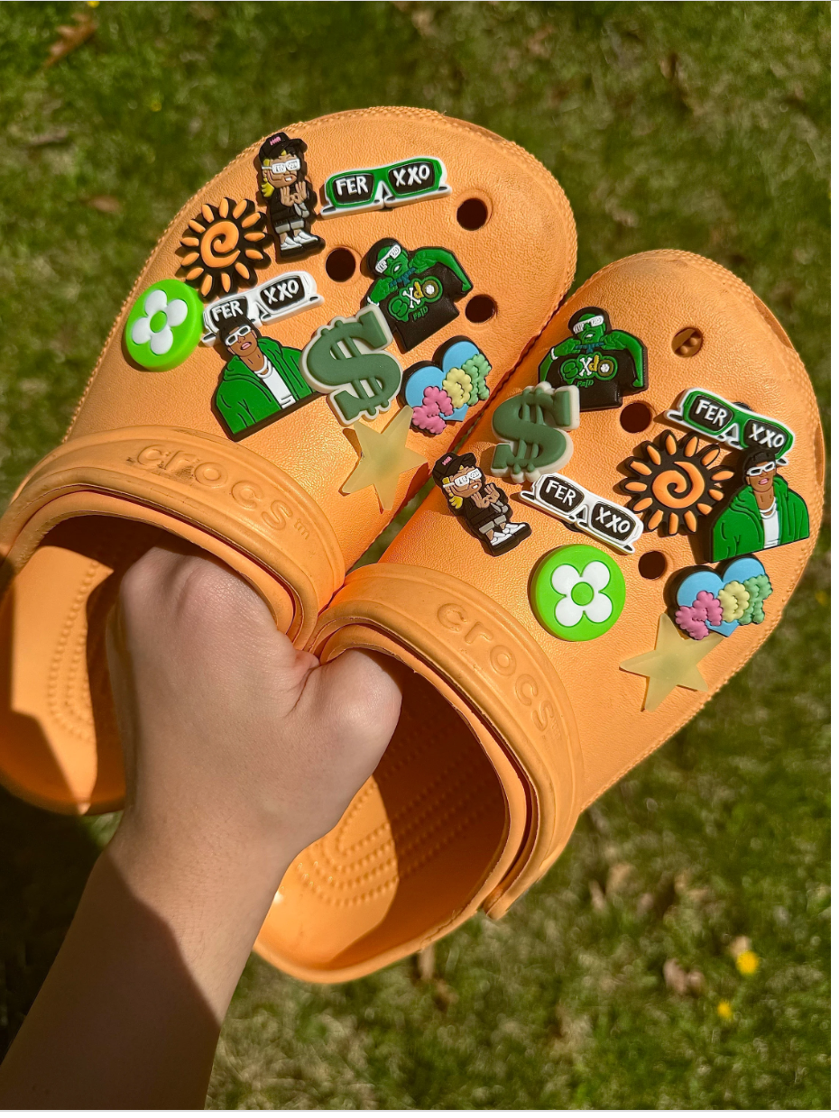 Feid Ferxxo theme shoe charms
