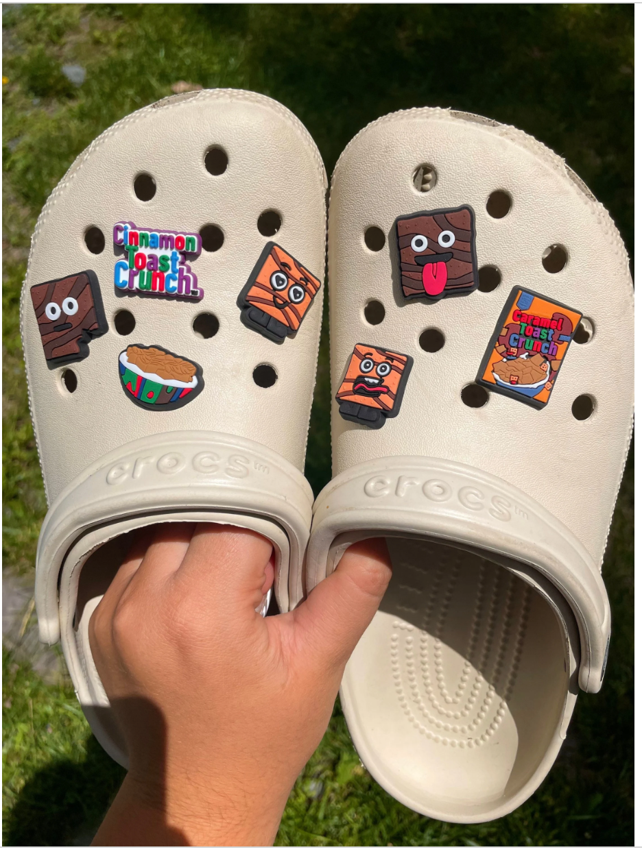 Cinnamon Toast cereal theme shoe charms