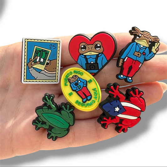 Bad Bunny DTMF Sapo Shoe charms